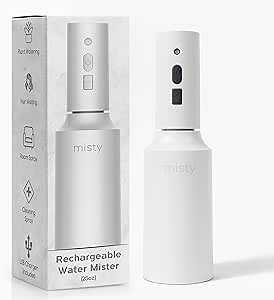 The Watering Vine Automatic Electric Spray Bottle Mister - Continuous Rechargeable Battery Sprayer for Misting Plants, Household Cleaning, Hairstyling (25 oz)