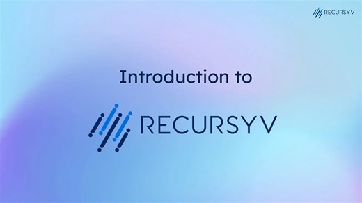 Introduction to Recursyv