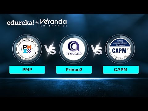 PMP vs PRINCE2 vs CAPM | Best Project Management Certification | Edureka