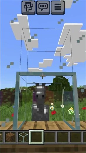Connected glass in Minecraft #mcpe