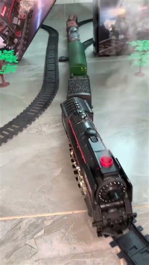 Most Satisfying Steam Engine Toy Train Unboxing & Run 😲🔥l remote control train #ytshorts #rccars