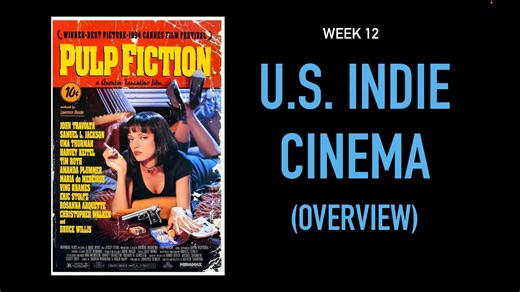 13. Indie Cinema, Part 1