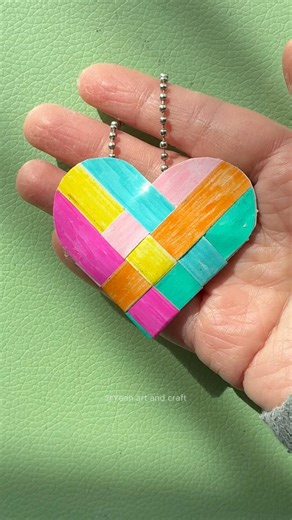 DIY Creative Heart shaped Keychain |创意爱心💗钥匙链#diykeychain #creativeart
