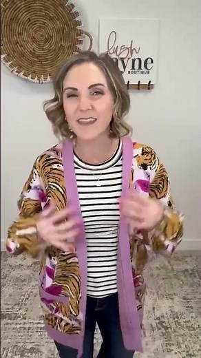 🐅Wildly True Cardigan by Lush Layne
