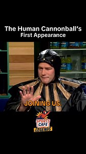 "Hard and erect!" - The Human Cannonball's first Sportscafe appearance... 💣 Watch the full episode on our YT channel now! #sportscafe #nzcomedy #nzsport | Sportscafe
