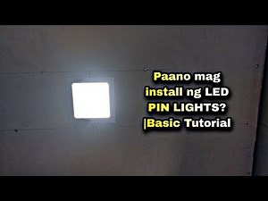 Paano mag install ng LED PIN LIGHTS? |Basic Tutorial
