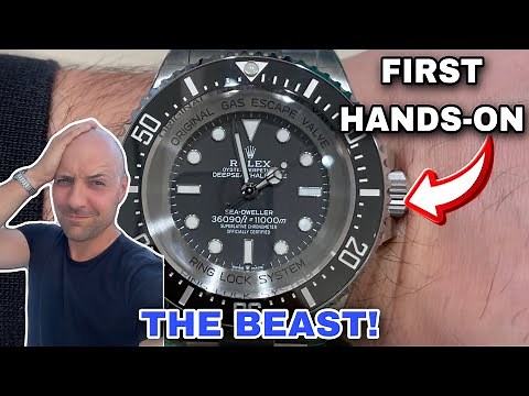 Rolex Seadweller Deepsea Challenge 126067 erste Aufnahmen First HANDS-ON Neuheit 2022 von ROLEX!
