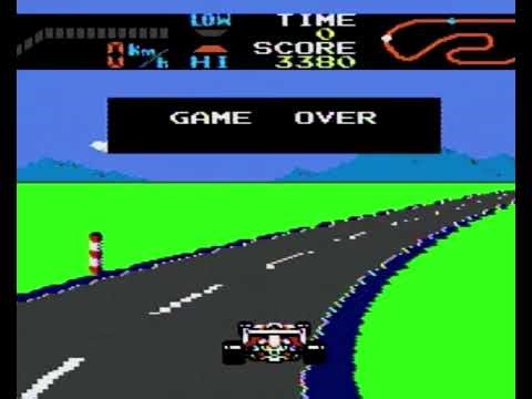F1 RACE Game Over screen (bootleg)