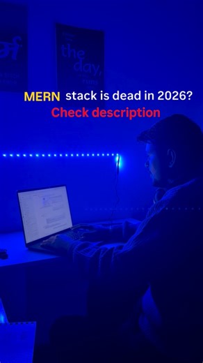 Arpit | Career • Tech • Growth on Instagram: "MERN stack is dead? I hear this discussion everywhere. But MERN is not just a “stack”… it’s a complete development lifecycle — frontend, backend, and full-stack concepts together. The problem is… people say they “know MERN”, but when I ask a simple frontend or backend question, they fumble. Why? Because watching a few tutorials and building 2–3 copy–paste projects doesn’t make you a MERN dev. Stop doing that. Instead, pick ONE — either frontend or ba
