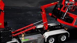 Lesu roll on/off truck upgraded bucket with crane, fly job can be added. | Toucanhobby