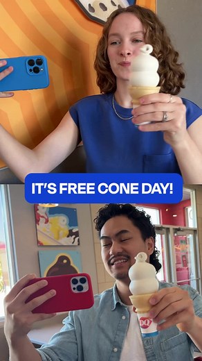 FREE Dairy Queen Cones Today Only!