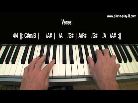 Tears Dry On Their Own Amy Winehouse Piano Tutorial