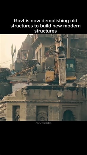 Civic Rashtra on Instagram: "Congress president Mallikarjun Kharge on Thursday accused the Narendra Modi government of damaging the Manikarnika Ghat in Varanasi in the name of beautification and renovation. The Opposition leader alleged that Prime Minister Narendra Modi wants to erase every historical heritage to "simply affix" his own nameplate."You have committed the crime of demolishing the rare ancient heritage of Manikarnika Ghat, which was described in the Gupta period and later restored b