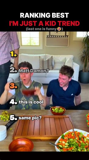 Ranking Best I'm Just A Kid Trend