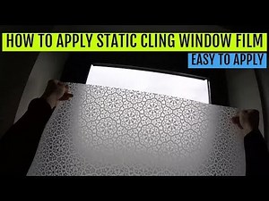 How to apply Window Film - DIY Guide