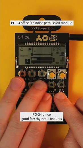 TE Sound Shorts: PO-24 office pocket operator #shorts