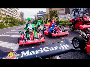 Public Road Go Kart Tour "Real Life Mario Kart" in Tokyo | Japan