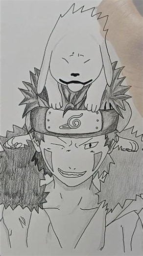 easy draw kiba naruto character #dtawing #art #fyp