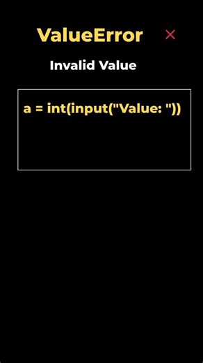 5.1. ValueError: Value Mismatch | Python Error Fix #python #coding