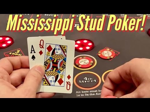 Last Shot At Mississippi Stud After An Insane Hand!