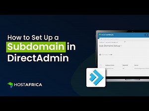 How to set up a Subdomain in DirectAdmin