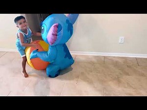 Stitch remote Control Inflatable stitch full of functions Auto inflates in 20 seconds.