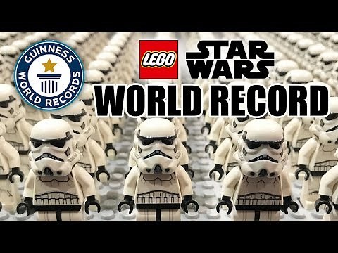 Over 36,000 LEGO Star Wars Minifigures Assemble for the Guinness World Record