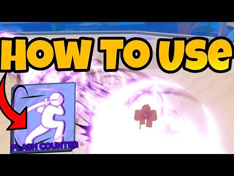 How To Use The Flash Counter Ability In Roblox Blade Ball (INSANE ABILITY)