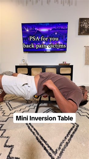 Relieve Back Pain with a Mini Inversion Table