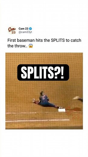 she did the SPLITS?! 😳