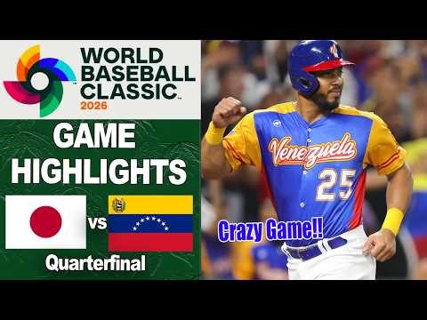 Japan vs. Venezuela [CRAZY GAME] | inning 5-7 | Mar 15, 2025 | World Baseball Classic 2026