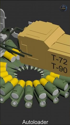 Mechanisms for loading tanks of the T-64 and T-72 family