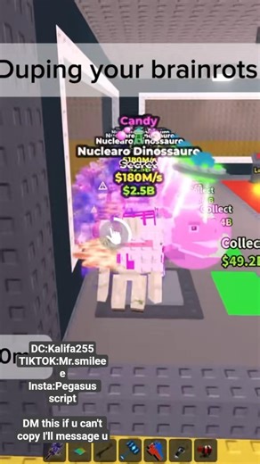 DUPE SCRIPT DM IN DC IF U CAN'T COPY Steal a brainrot ‎#roblox #stealabrainrot #script #sab #fyp