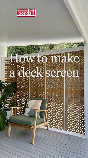 DIY Deck Privacy Screen Project