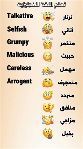 Most Important Negative Personality Traits in English 👤❌ #LearnEnglish #EnglishMadeEasy #LearnEng...
