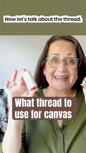 What kind of thread to sew canvas fabric - sewing for beginners