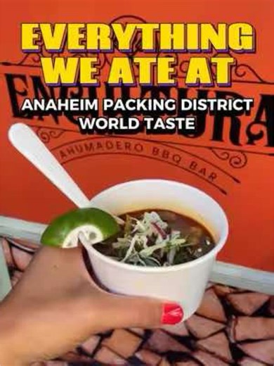 SEND THIS TO A FOODIE🤩🍴 @Anaheim Packing District hosted their annual foodie event where we got taste many different menu items from all around the world🌎 Why travel when you can just stay in SoCal and try different cuisines😉 #anaheimpackinghouse #anaheimpackingdistrict #ocfood #ocfoodie #socalfoodie #anaheim
