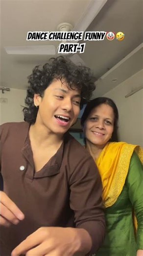 Dance challenge with mummy - funny 🤣🤣 part-1 #mummy #funny #challenge