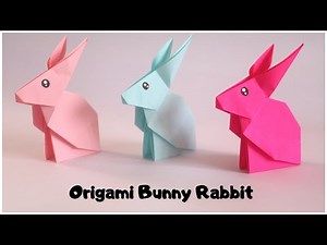 Easy Origami Bunny Rabbit Paper Craft