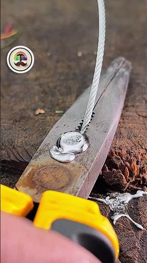 Solder and Steel Cable Will Hold It Firm! #tricks