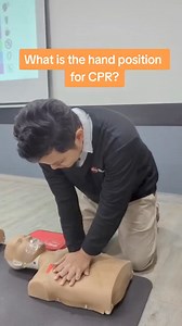 41 reactions | How should one position their hands when administering CPR? #CPR #AED #Firstaid #Firstaidcourse #Firstaider #Compressions | Singapore First Aid Training Centre Pte Ltd | Facebook