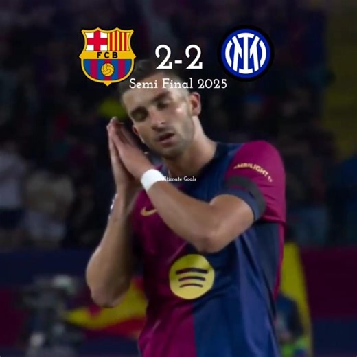 Barcelona 3×3 Inter Milan UCL Semi Final 2025
