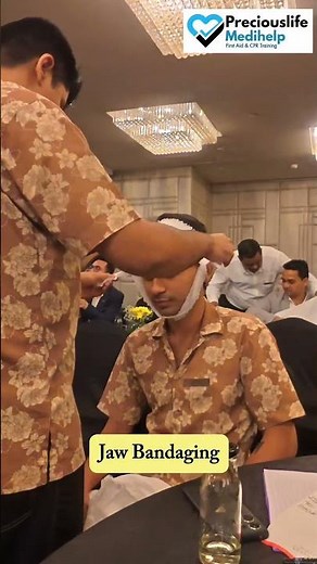 Master Bandaging Techniques Like a Pro! 🩹 | Hands-On First Aid Training by Preciouslife Medihelp 💪🔥