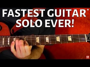 Fastest Guitar Solo Ever!!