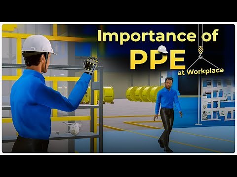 Importance of PPE at Workplace - Safety #3danimation #safetyawareness