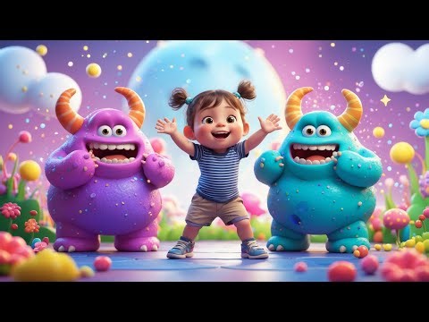👹🎵 Monster Dancing – Kids Action Songs & Nursery Rhymes for Toddlers & Babies