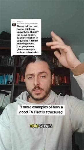 Luke Covert on Instagram: "Examples of how TV Pilot structure is key. The world of the characters MUST be disrupted in episode one, with very few exceptions. #filmmakingtips #screenwriting"