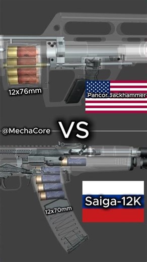 Pancor Jackhammer vs Saiga-12K: Which Shotgun Wins #firearms #comparison