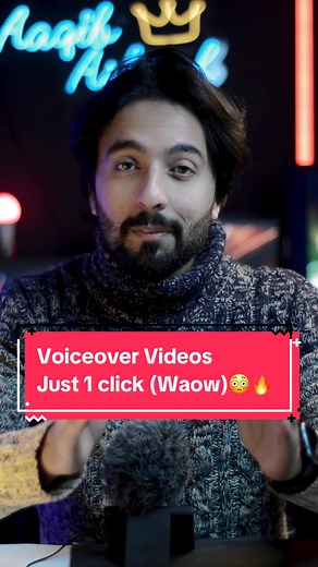 Easy Voiceover Video Creation in Just 1 Click!
