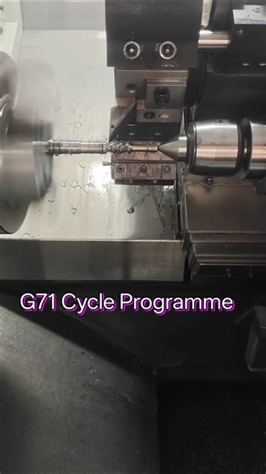 #G71_Cycle_Programme || #Cnc_Turning_Machine Fanuc controller || #Short_Video ||